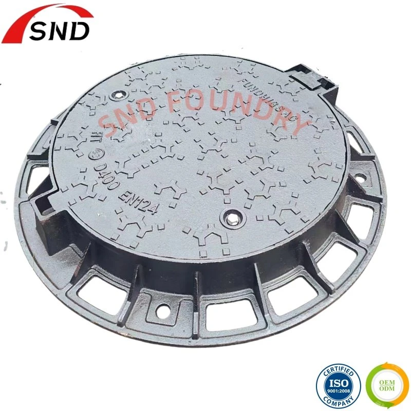 Round Ductile Iron kouvèti twou egou